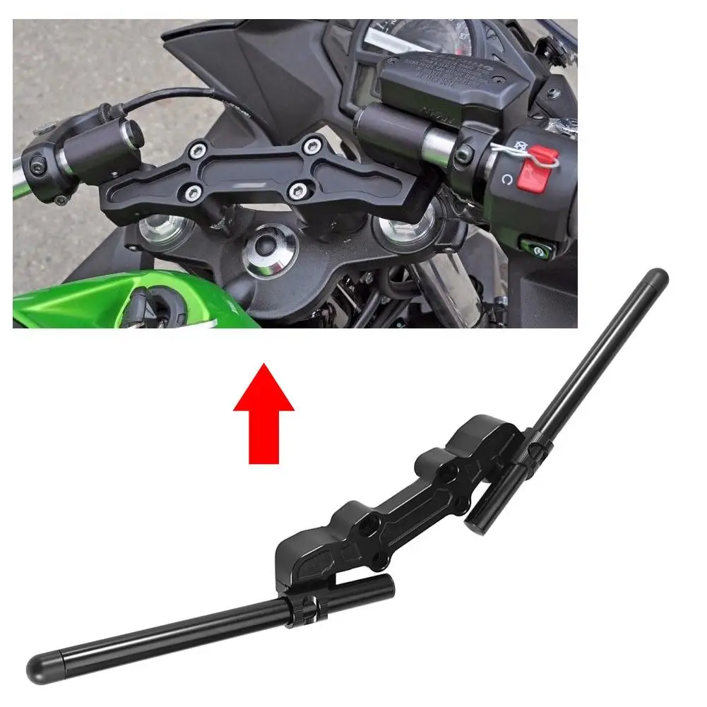 Набор пластин и рулей с креплением для Kawasaki Ninja 650R ER 6F 2006 2016 CNC алюминиевый