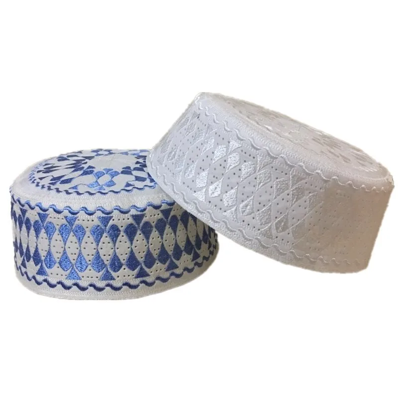 Мужской мусульманский тюрбан мусульманские шляпы для молитв India Kufi Мужская