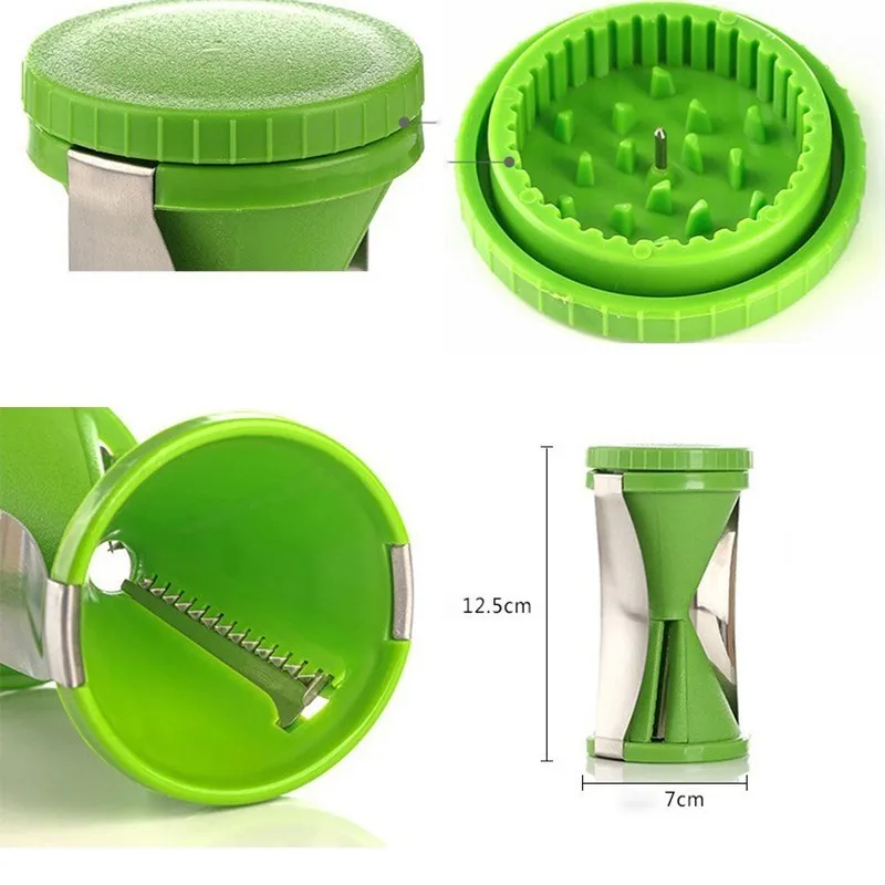 Спиральный измельчитель нож Rallador De Verduras Vegetales морковная Терка Cortador Vagetable Chips Maker