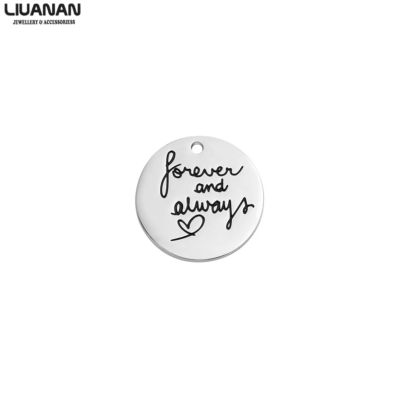 Подвеска с надписью I Love you to the moon and back для мамы кулон love индивидуальный шарм