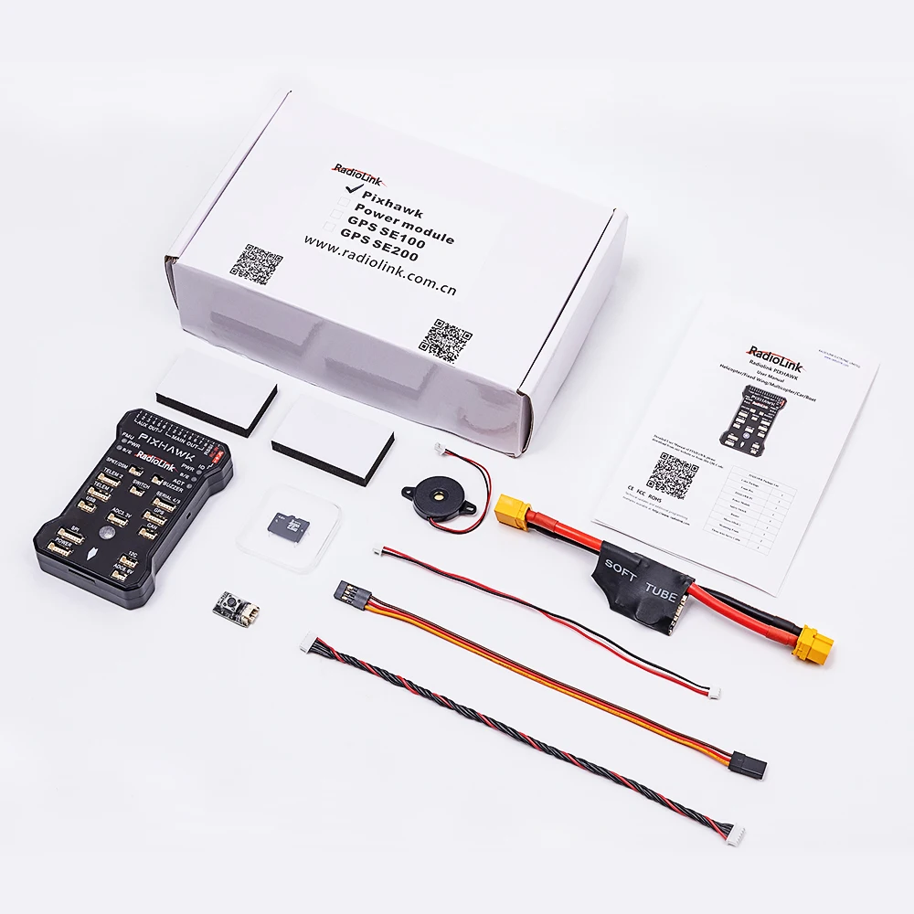 Контроллер полета Radiolink PIXHAWK APM Combo FPV RC Дрон FC 32 бит с модулем питания для гоночного