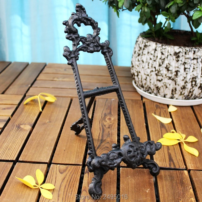 Чугунная стойка для газет и журналов коричневая | Дом сад