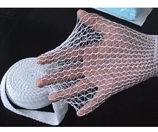 1pcs 7# 1box Medical gauze bandage fixing cylindrical mesh hoop elastic hourglass fish roll | Спорт и развлечения
