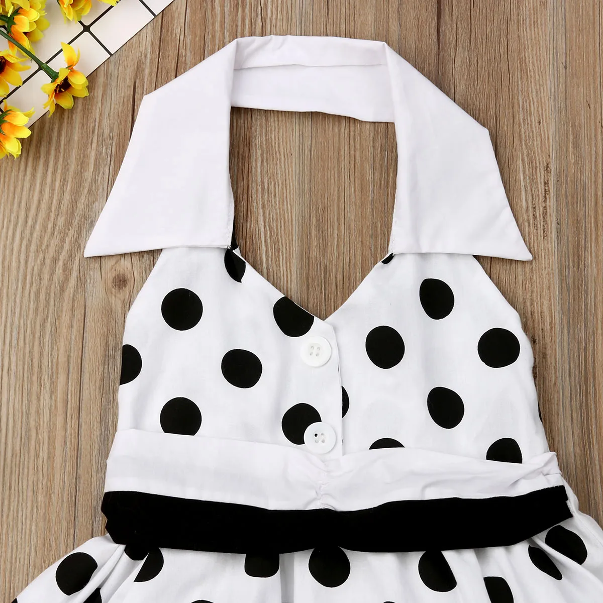 Pudcoco Girl Dress Toddler Baby Girls Backless Sleeveless Polka Dot Party Princess Tutu 1-6Y | Детская одежда и обувь