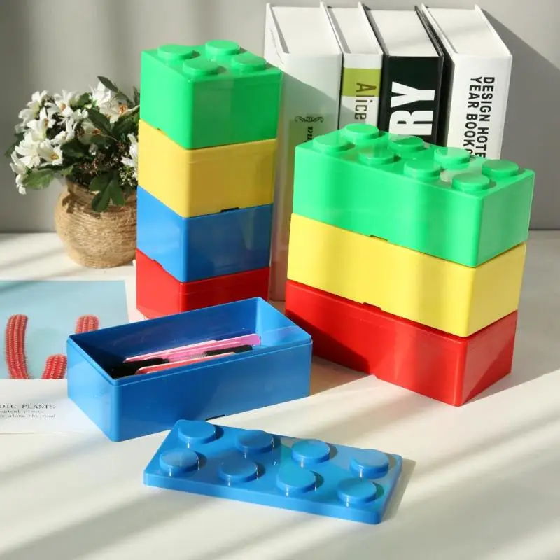 Креативная коробка для хранения DIY Legoings компактный чехол офисного дома