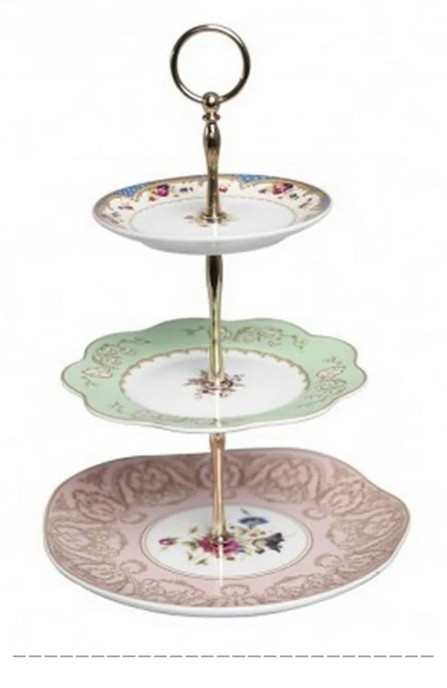 3 Tier Heart shape Cake Fruit Metal Plate Stand Fitting Hareware Handle Kitchen Accessories | Дом и сад