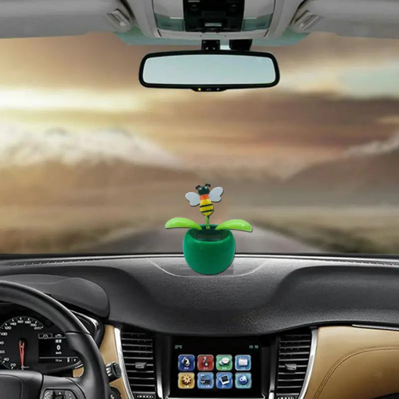 Милые солнечные качели цветок красная Приборная панель автомобиля окно балкон