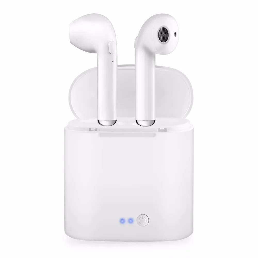 GeoFox i7 i7s TWS Wireless Bluetooth Earphones In-Ear Music Earbuds Set Stereo Headset for iphone X 6 7 8 Samsung Xiaomi | Электроника