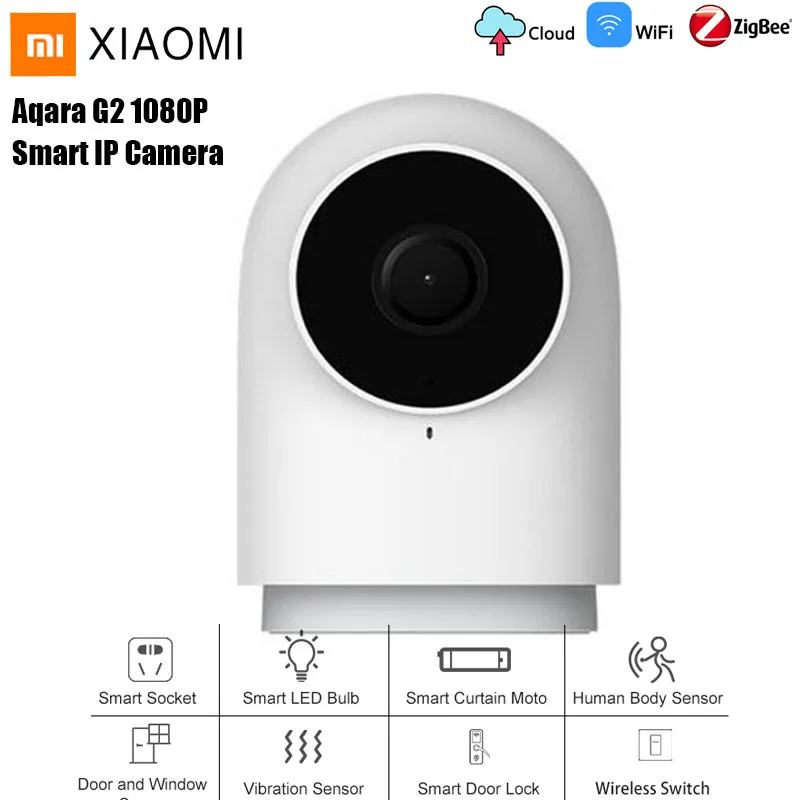 Оригинальная Aqara G2 умная IP камера 1080P монитор для малышей шлюз ночного видения Zigbee