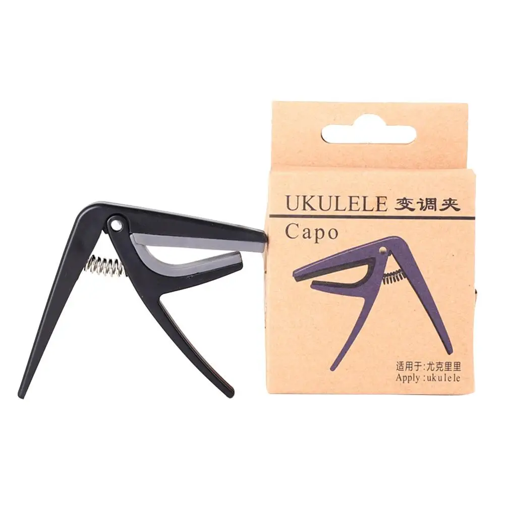 Capos Одноручный быстросменный каподастр Ukelele Capo 4 струны Запчасти и аксессуары для