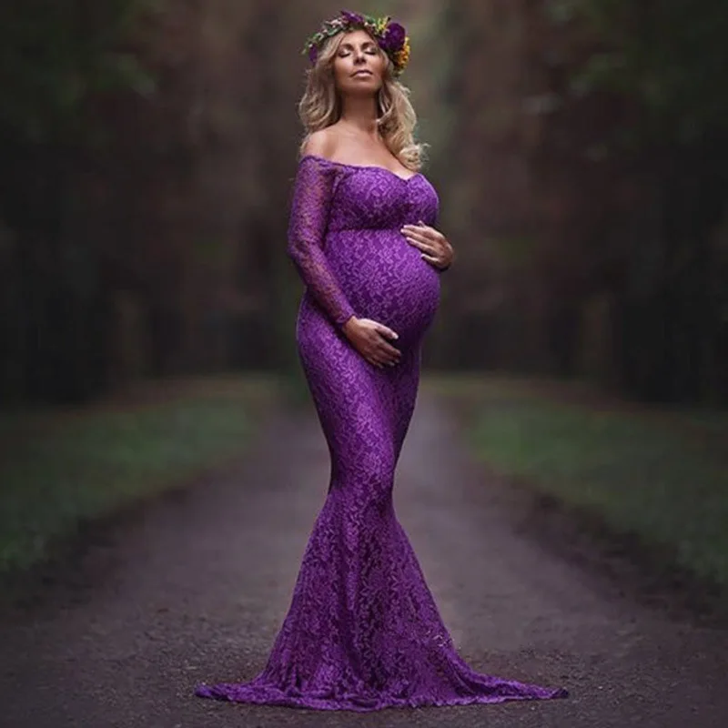 Длинные платья для беременных фотосессии макси-платье Vestidos | Мать и ребенок