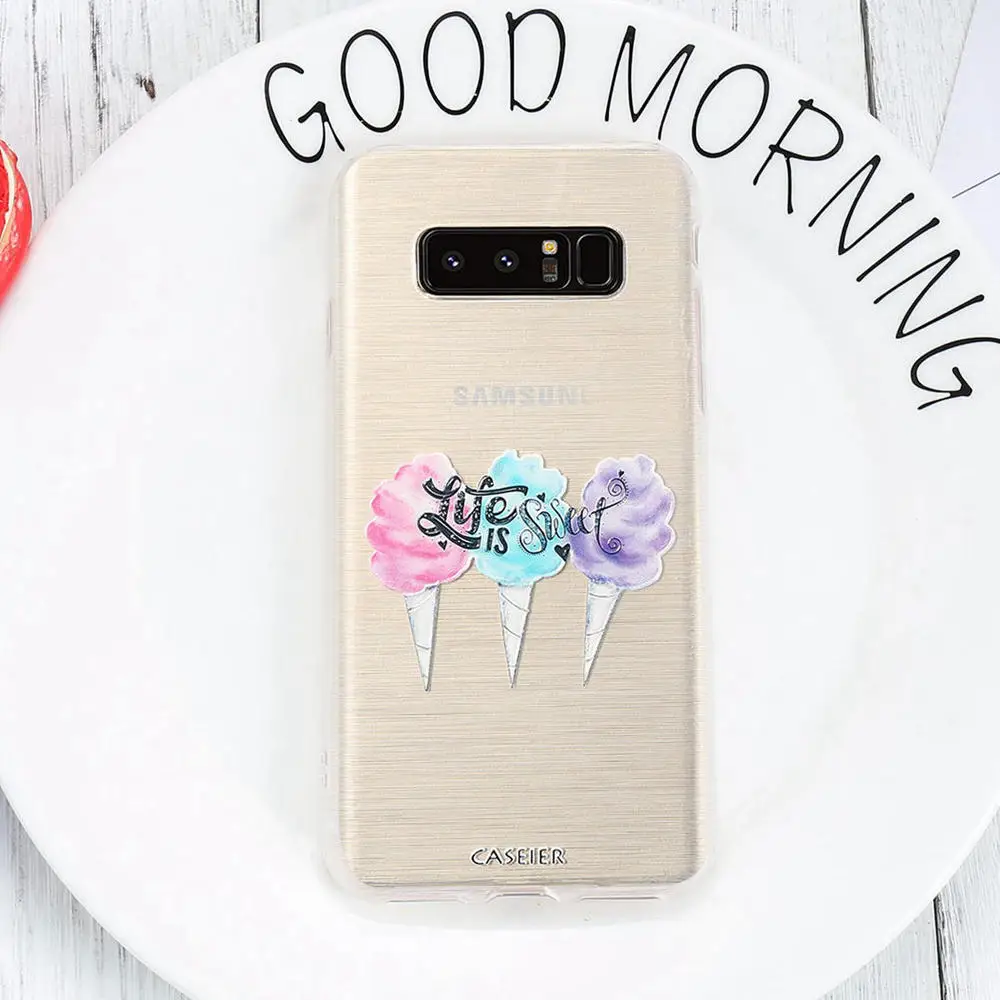 CASEIER изысканный чехол для телефона Samsung Galaxy S6 S8 Plus S7 Edge Ультратонкий из мягкого ТПУ