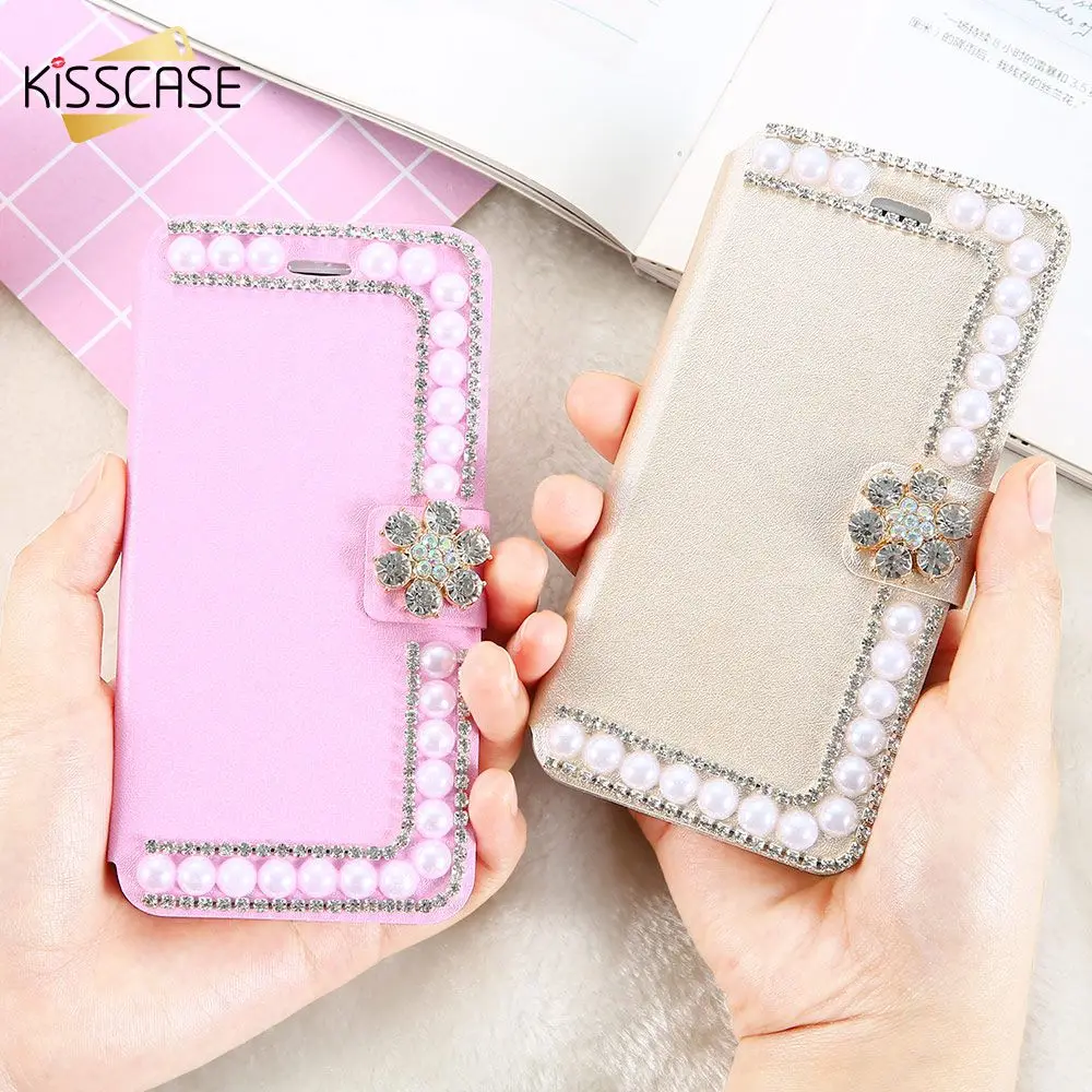 Kisscase флип Чехлы кожаный чехол для Samsung Galaxy S6 S7 Edge Plus S4 S5 Примечание 5 задней панели