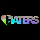 Наклейка на бампер с надписью LOVE HATERS