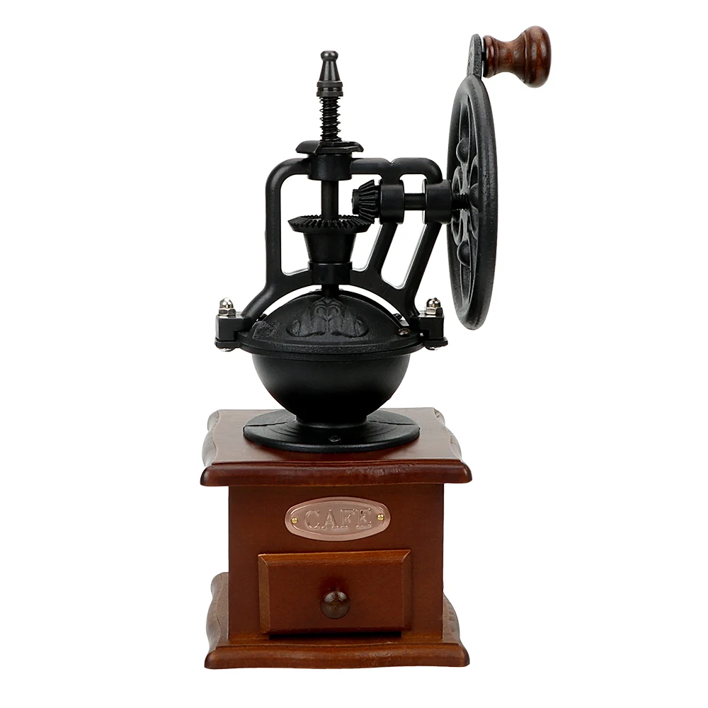 Hand -held Coffee Mills Braam Ceramic Millstones Classic Wood Giant Wheel Design | Дом и сад
