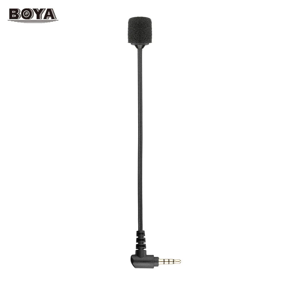 BOYA BY UM4 портативный конденсаторный микрофон мини с 3 5 мм соединитель TRRS для HUAWEI PC