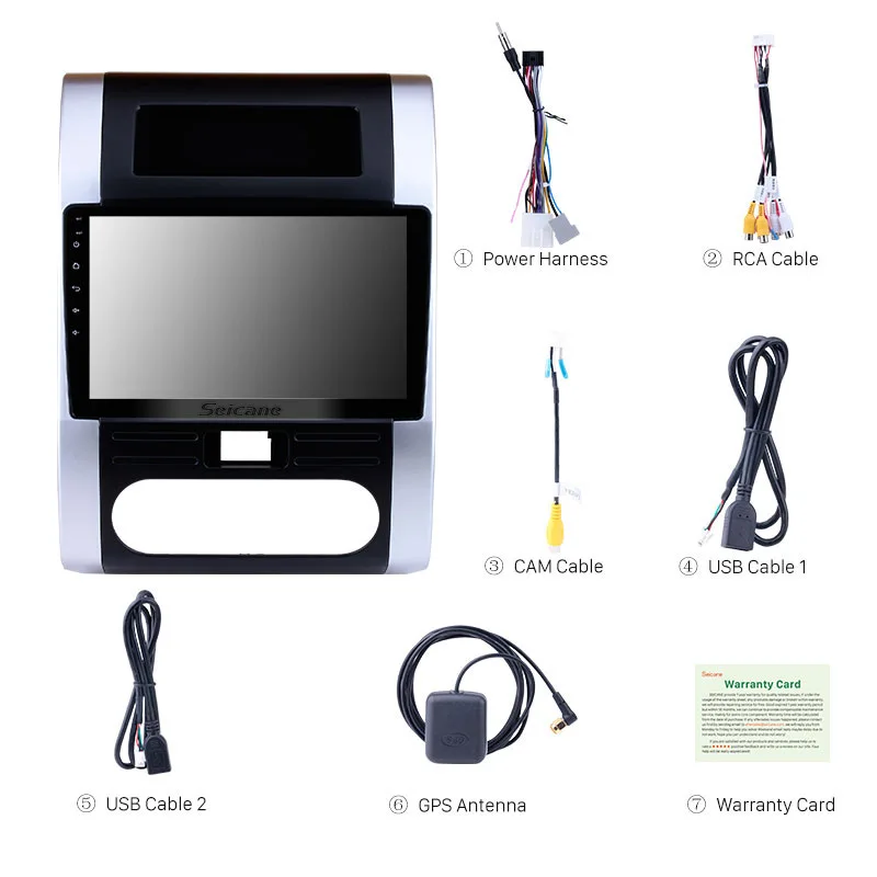Seicane 10 1 дюймов Android 7 1/8 автомобильное радио для 2008 2009 2010 2011 2012 NISSAN X TRAIL Dongfeng MX6 2Din GPS