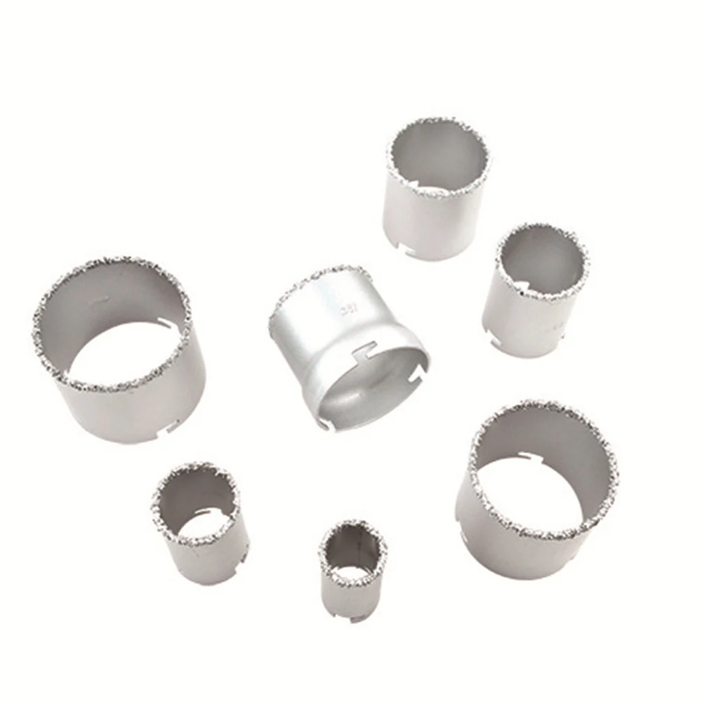 

8pcs Boxed Tungsten Carbide Hard Alloy Grit Hole Saw YG8 Tile Opener Set Reamer Drill Bit Wear-Resistant Cutting Tools