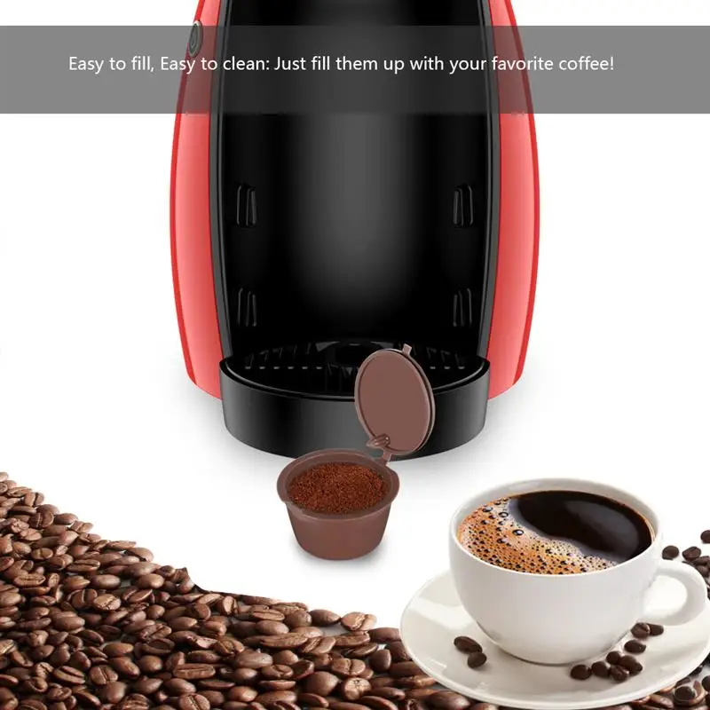 Многоразовые капсулы для кофе Dolce Gusto Lemonbest с пластиковой ложкой 1 шт. многоразовые