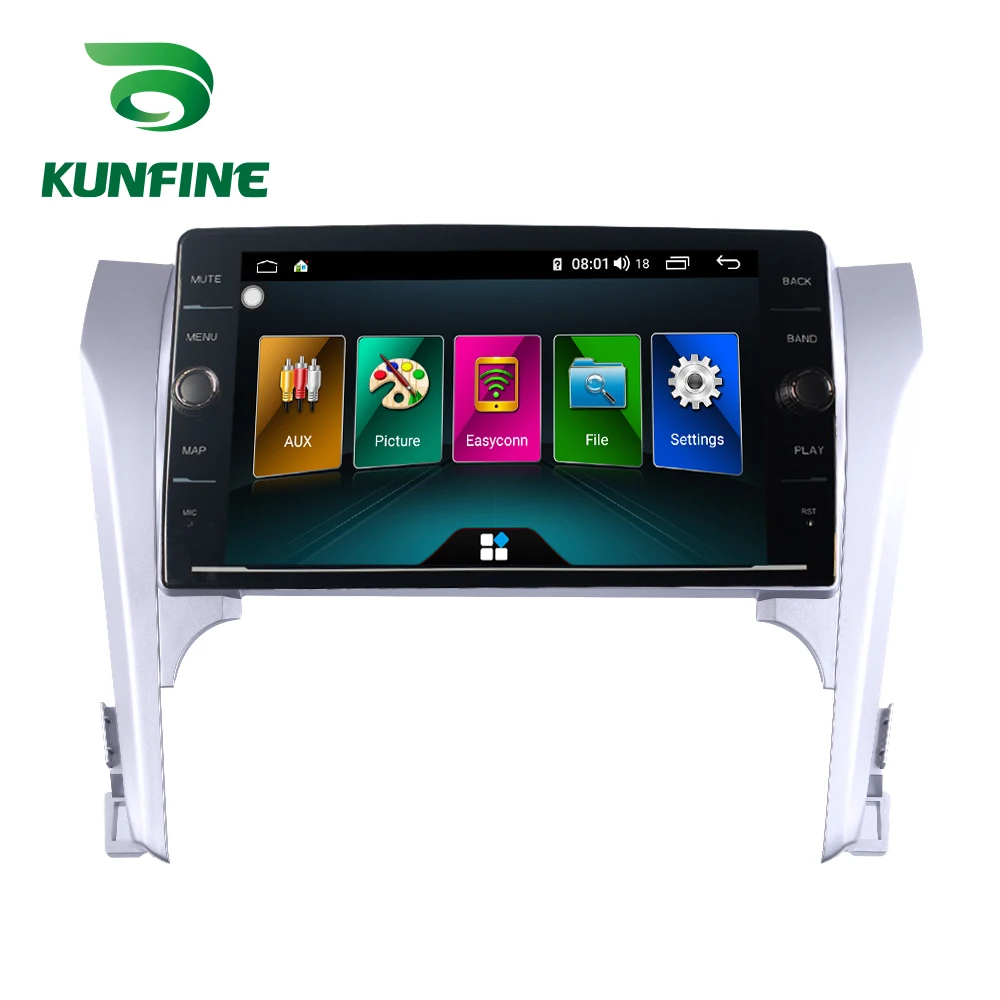 Восьмиядерный ПЗУ 64 ГБ Android 8 1 автомобильный DVD GPS навигационный плеер Deckless стерео