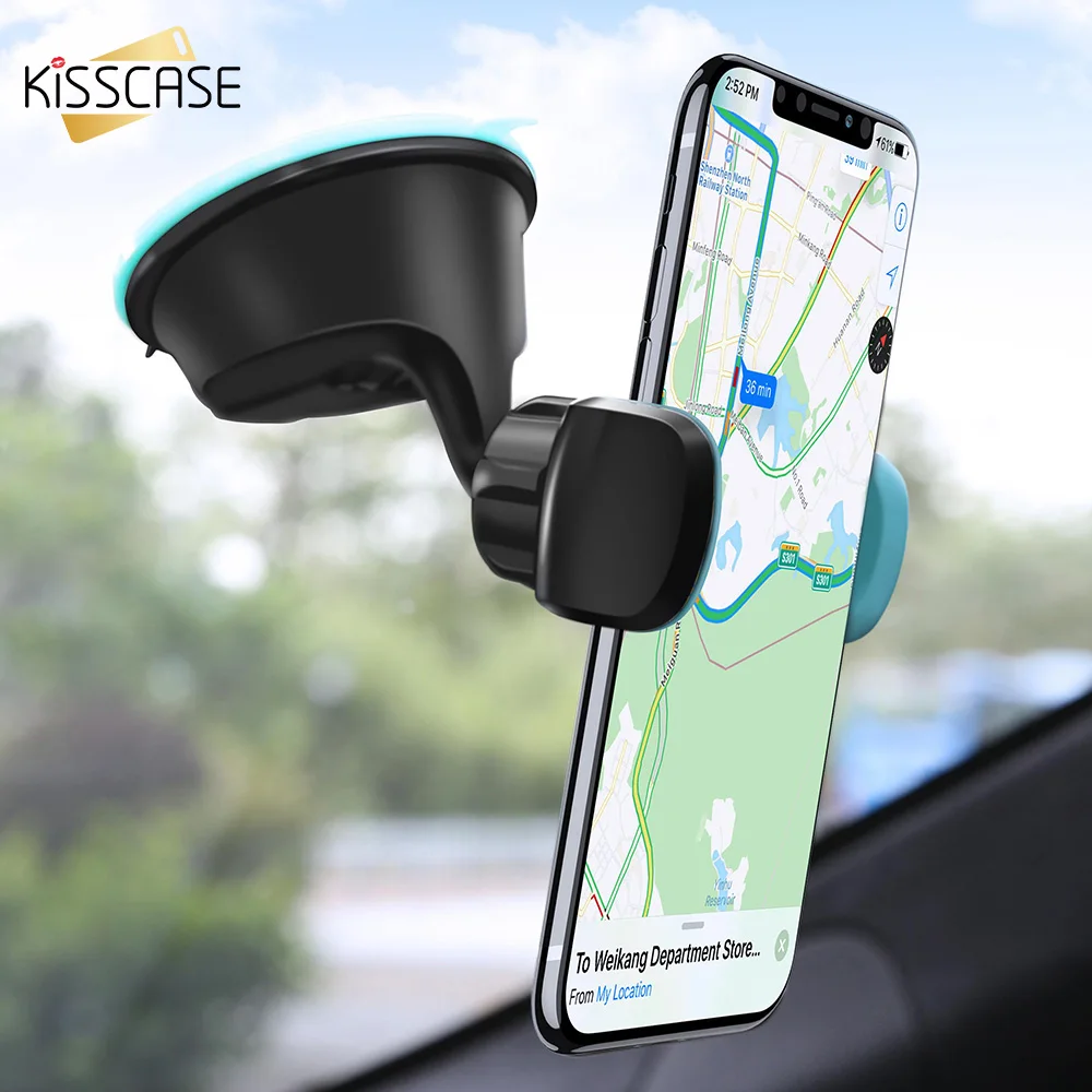 KISSCASE 2 в 1 Автомобильный держатель для телефона с вентиляционным отверстием