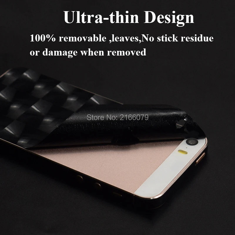For Apple iPhone 5 5S SE 4.0&quot 3D Luxury Cat Eyes Frosted Back Cover Protective Film Skin Decal Phone Sticker | Мобильные