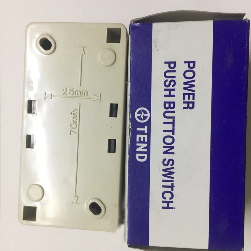 New TBSP-330 3 Phase ON/OFF Lock Tend Push Button Switch Station 3.7Kw 30A For Textile Machinery | Инструменты