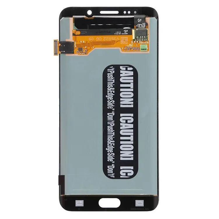 Для Samsung S6 Edge Plus ЖК-экран дигитайзер с рамкой в сборе новый синий/золотой/белый