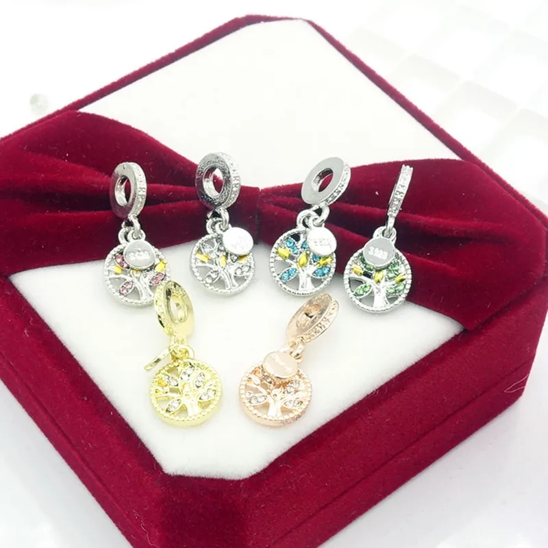 TTBEADS 1 шт. серебряное дерево жизни Европейский Шарм бусы для ожерелья браслета