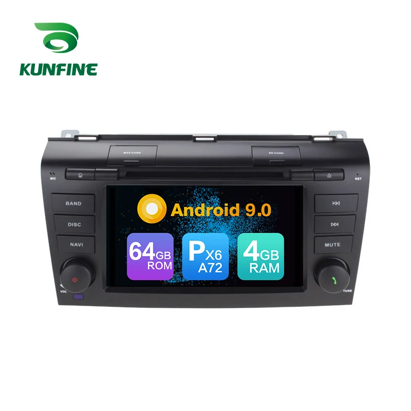 Android 9 0 Core PX6 A72 ОЗУ 4 Гб ПЗУ 64 ГБ Автомобильный DVD GPS мультимедийный плеер стерео для