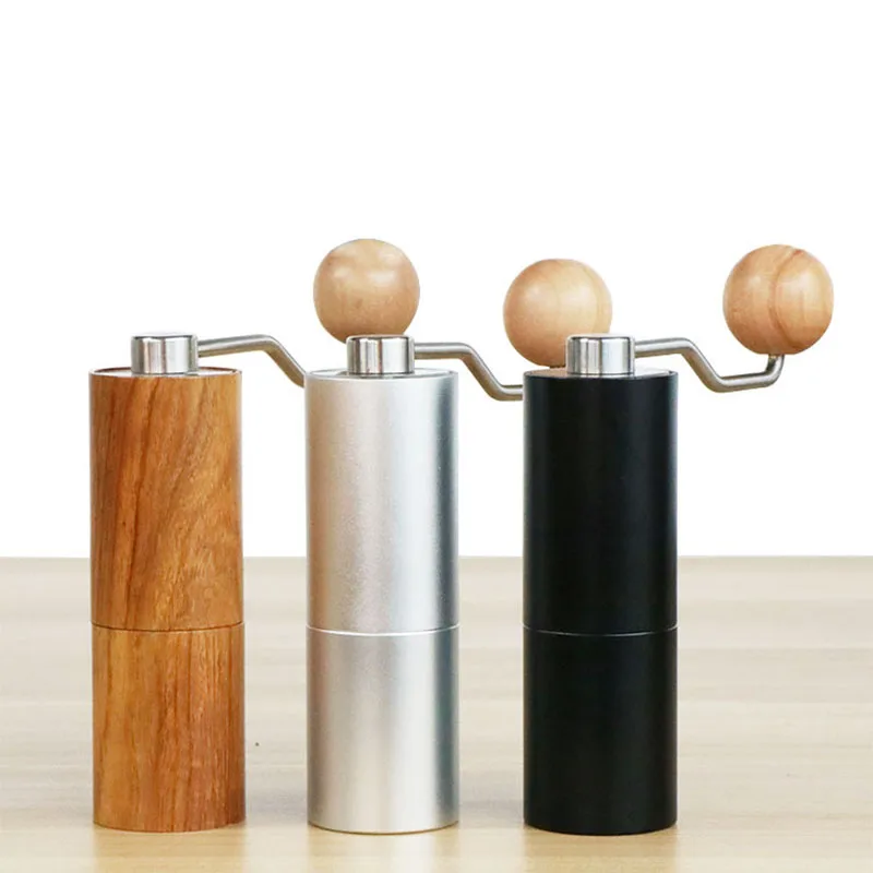 LUDA мини одной рукой Кофемолка ручная портативная Регулируемая кофемолка