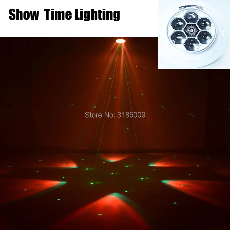 

SHOW TIME Led Mini Bee Eye Moving Head Light 6x12W RGBW Professional Stage Lights 4-60 degree DJ DMX Disco Beam Wash Effect