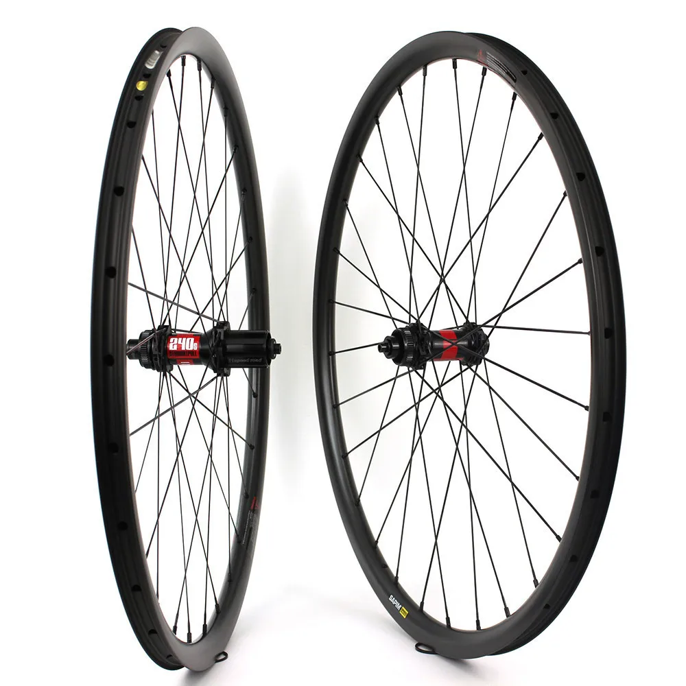 Супер светильник ELITEWHEELS вес 29er горные Углеродные колеса DT Swiss 240 Hub Sapim CX Ray Speak XC MTB