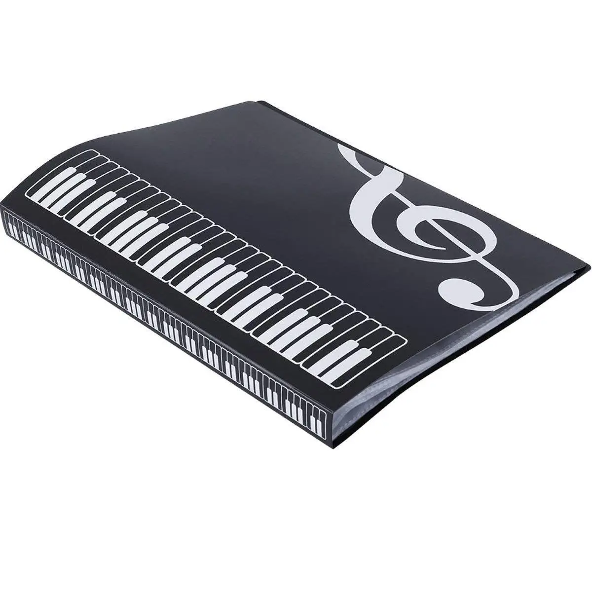 Music Score Folder Expanded Sheet Piano Book 40 Pockets Document Storage Holder Protective Organizer Accessories - A4 | Канцтовары для