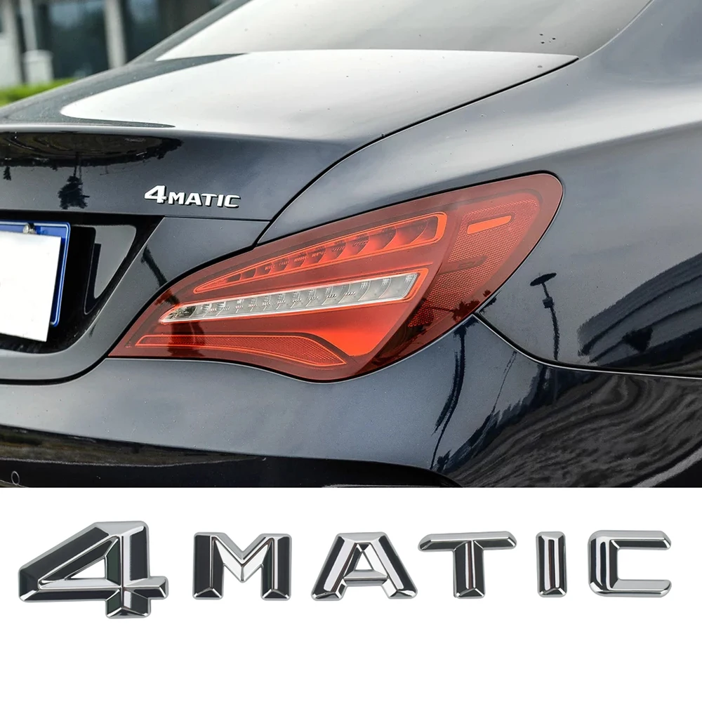 4 MATIC Логотип Знак Стикеры Магистральные письма наклейка для Mercedes Benz AMG A180 A200 B180 B200