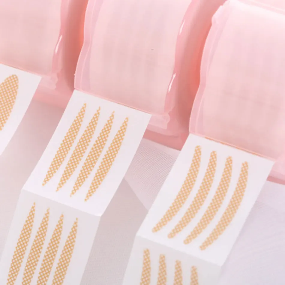 300pairs S/L Mesh Double Eyelid Sticker Makeup Waterproof Long Lasting Big Eyes Invisible Strong Adhesive Tape | Красота и здоровье