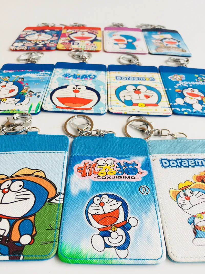 IVYYE 1 шт. Doraemon аниме плюшевый держатель для карт PU мультфильм Кредитные ID Сумки монета автобус карта кошелек малыш девочки подарки на день рождения Новинка