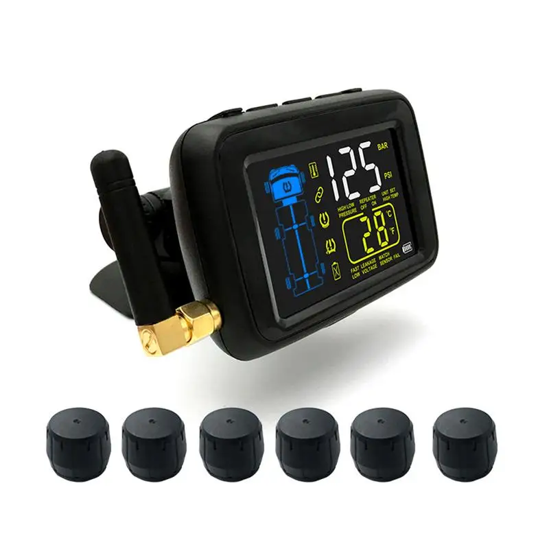 DC8V DC30V универсальные автомобильные грузовики TPMS беспроводные 6 колесные шины
