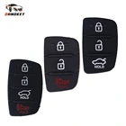 Резиновый чехол Dandkey 3 3 + 1 4 кнопки для пульта ДУ для Mistra Hyundai HB20 SANTA FE IX35 IX45 Kia K2 K5 Sportage, чехол для автомобильных ключей