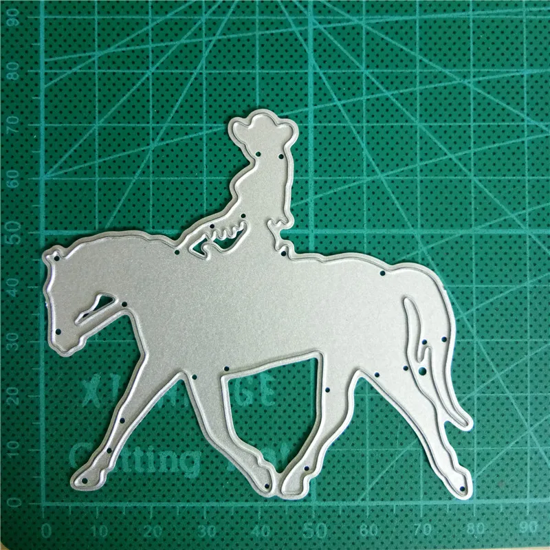 Женские с рамой Swovo Horse металлические резные штампы для скрапбукинга DIY украшения