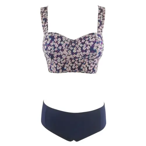 Ladies Womens Swimsuit High Waist Bathing Suit Swimwear Beachwear Bikini Set | Женская одежда