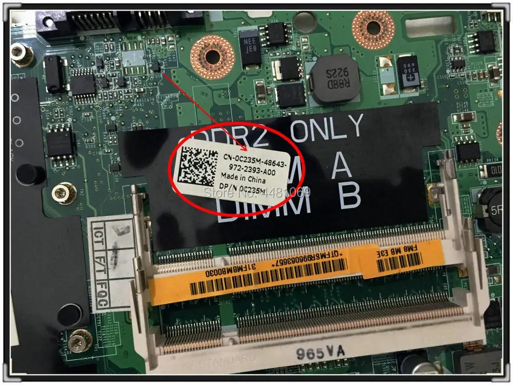 Для Dell Studio 1555 Тетрадь материнская плата C235M CN 0C235M Материнская ноутбука DA0FM8MB8E0 PM45