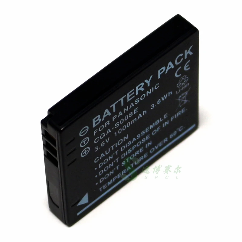 Аккумулятор для фотоаппарата Panasonic CGA S008E FX36 FX37 FX38 FX55 FX500 FX520|Цифровые аккумуляторы|