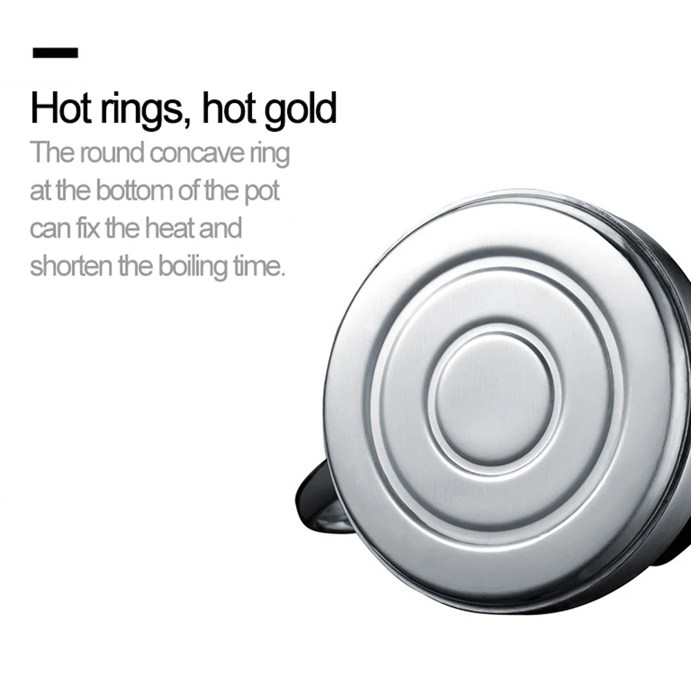 1Л нержавеющая сталь семейная посуда Кемпинг питьевой чай горшок контейнер плита