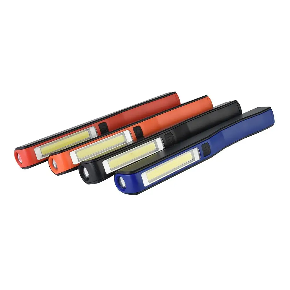 Портативная инспекционная лампа COB LED USB перезаряжаемая магнитная ручка с зажимом