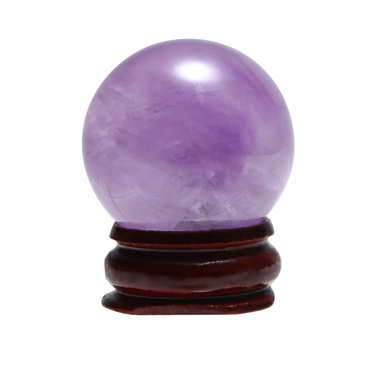 

Новый красивый 30 мм натуральный Фиолетовый аметист кварц кристалл исцеляющий шар Сфера украшения + подставка красивое украшение для дома