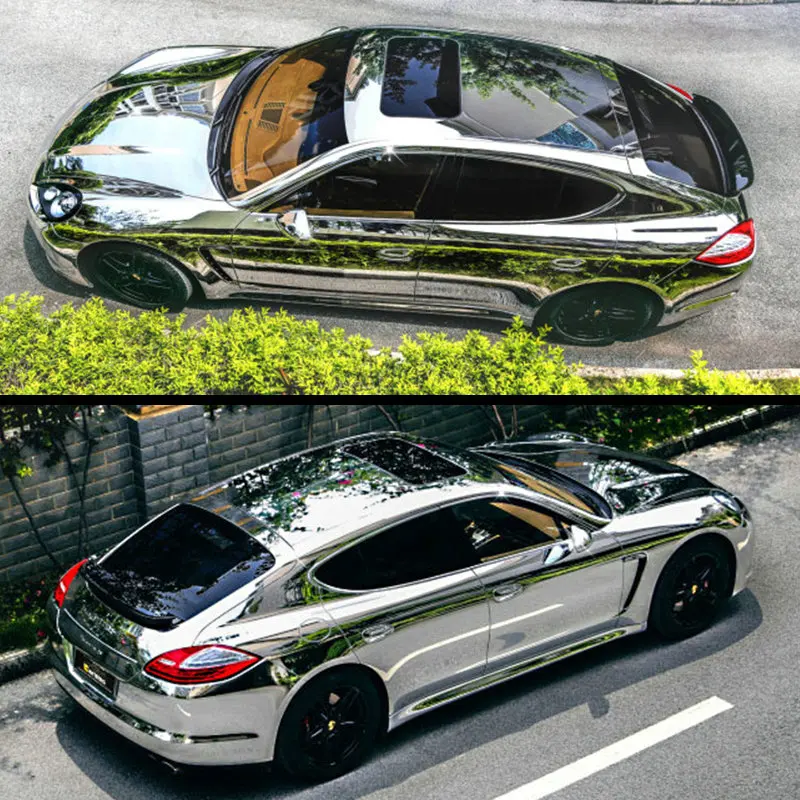 Carbins высокая гибкая хромированная зеркальная виниловая автомобильная пленка