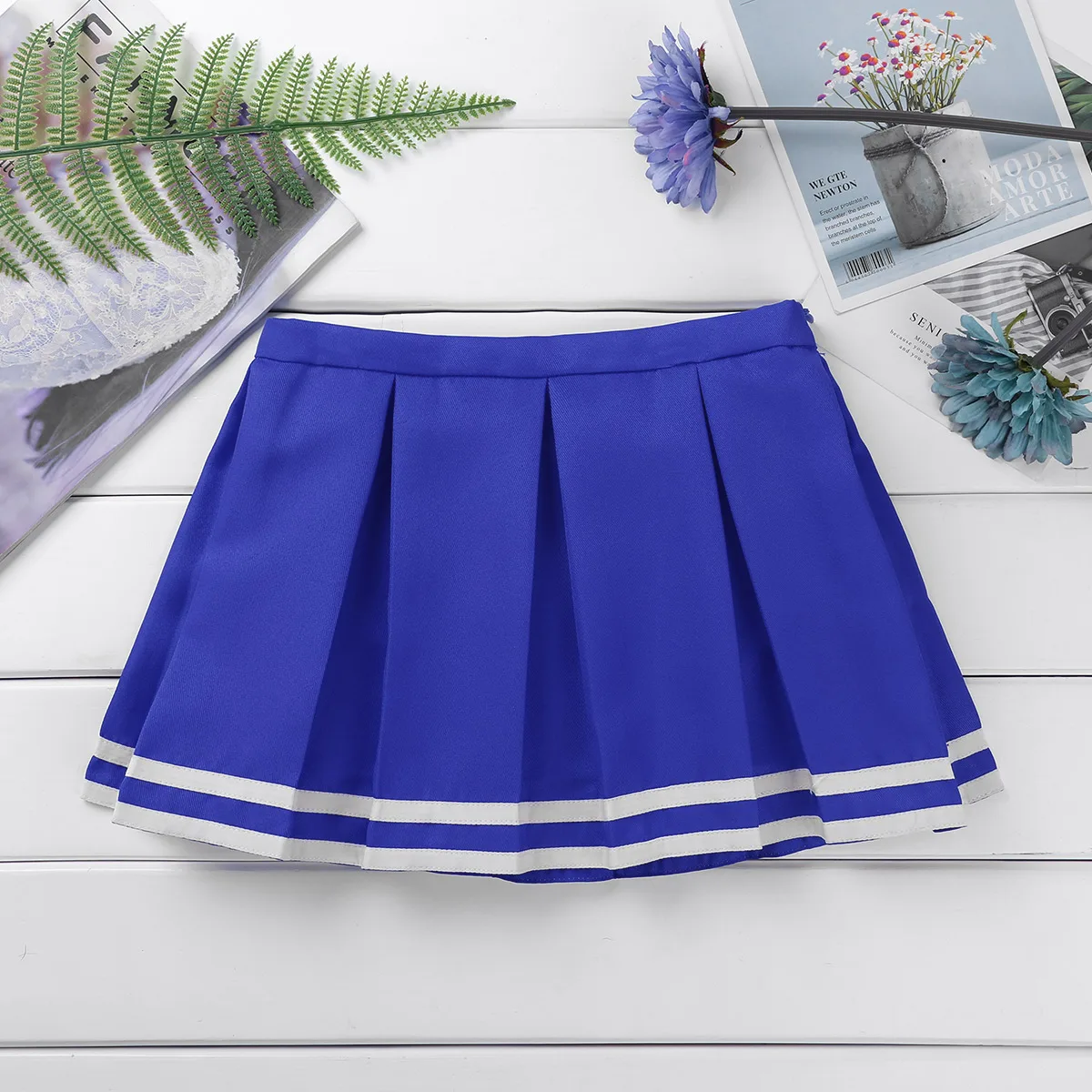 

Cheerlead Kids Dancewear Girls Mini Skirt Jazz Skirt Zipper Hip Hop Short Skirts Children's Cheerleading Dance Costumes for Girl