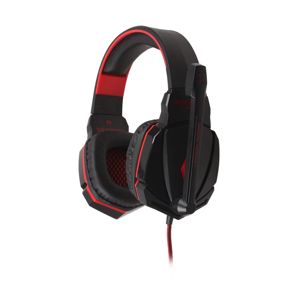 KOTION EACH G4000 игровая гарнитура gamer pc стерео наушники с микрофоном светодиодный