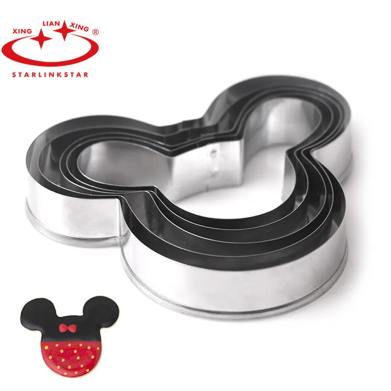 Stainless Steel 5PCS/Set Emporte Piece Patisserie Cake Mold Cookie Cutter Kitchen Biscuit Stamps Baking Tools | Дом и сад